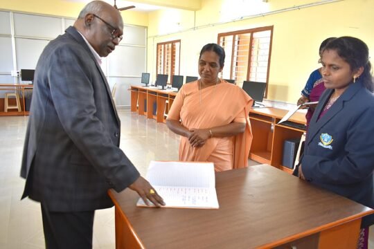 ICSE Affiliation Inspection - Mr. Rajan Babu Undrasi (27.2.2024)