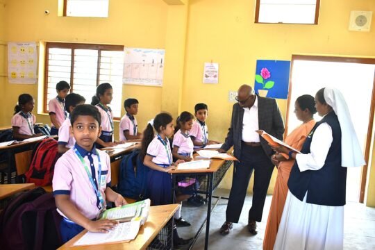 ICSE Affiliation Inspection - Mr. Rajan Babu Undrasi (27.2.2024)