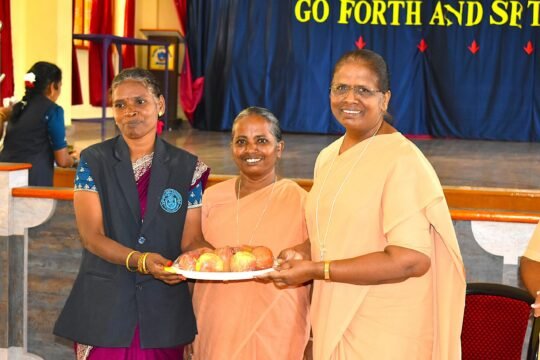 VISIT OF REV. SR. LOURDHU MARY - PROVINCIAL, CLUNY SOUTH CENTRAL PROVINCE. (20. 01.2025)